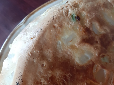 野菜たっぷりのお好み焼き